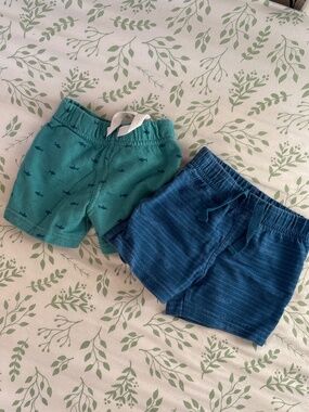 Set of two 6 month old little boys shorts